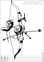 coloriage-tir-arc-2